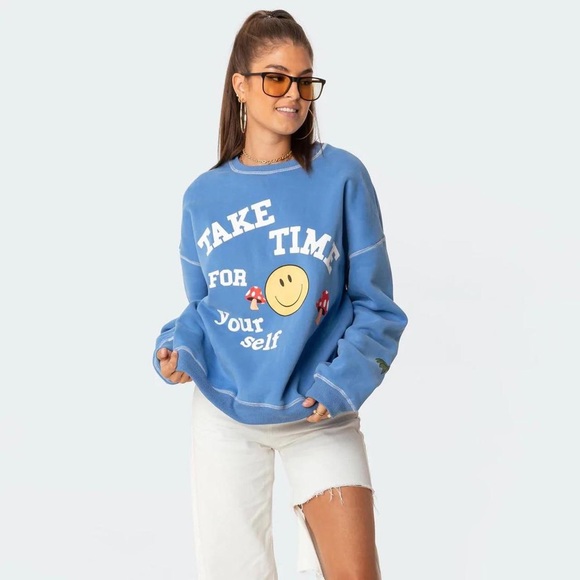 EDIKTED Toadstool Sweatshirt - Picture 1 of 4